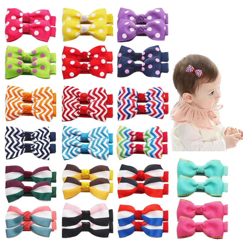 40 шт. заколки-КРОКОДИЛЬЧИКИ для девочек 20 цветов |