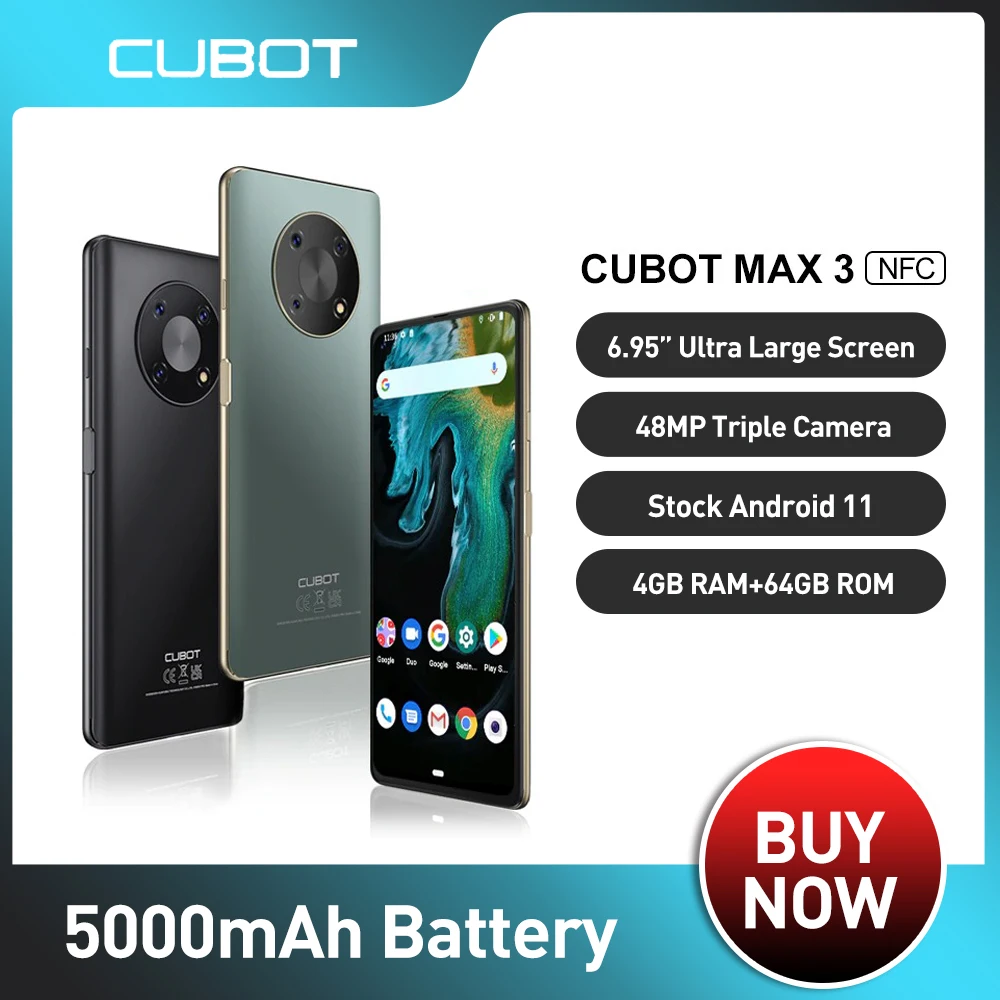 Cubot MAX 3 Smartphone 6.95