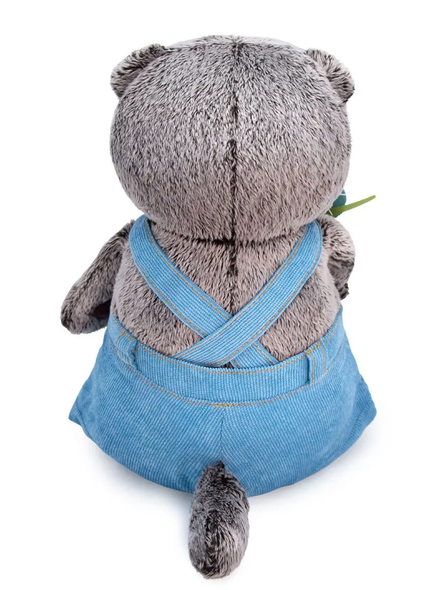 БУДИ БАСА / Одежда для Басика 19 см. Голубой комбинезон с розочкой. OKs19-142/OKs30-142 -