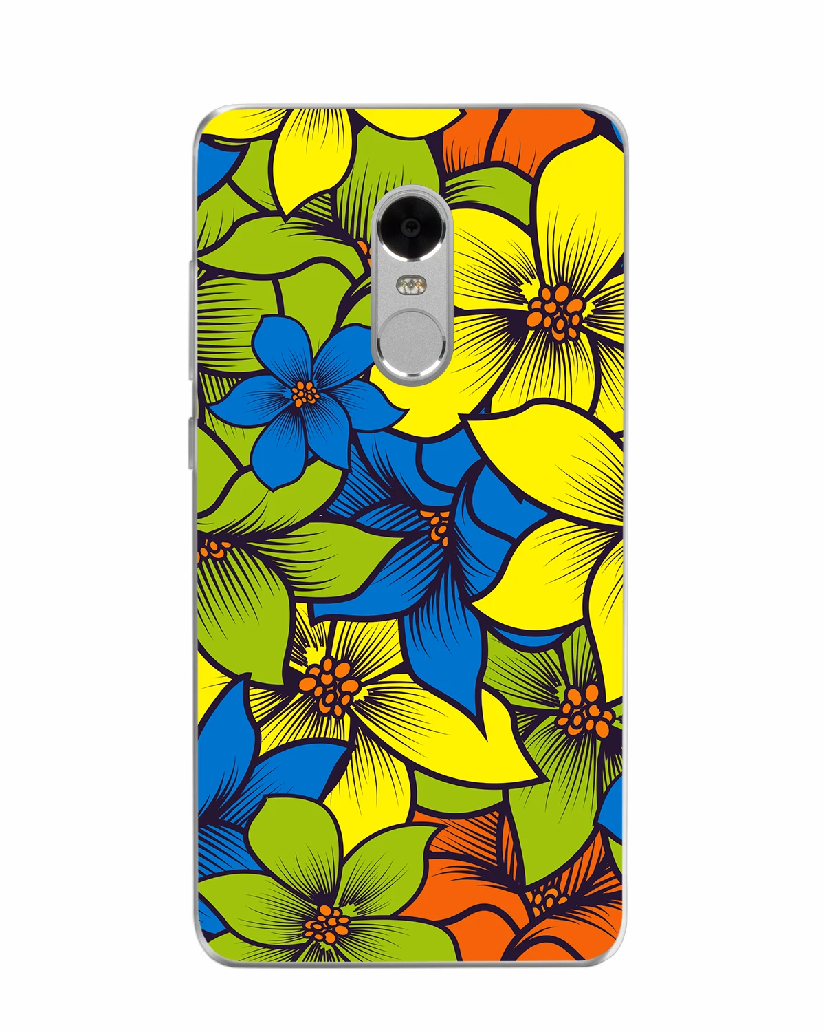Силиконовый чехол Мобилиус на Xiaomi Redmi Note 4 / 4x рисунок Цветы |