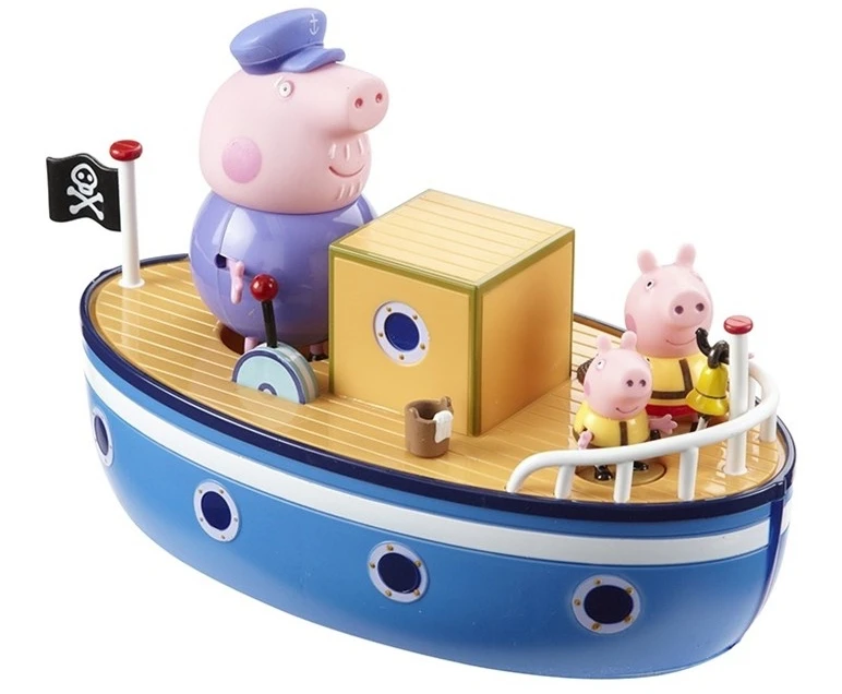 PEPPA PIG. Игровой набор &quotМОРСКОЕ ПРИКЛЮЧЕНИЕ&quot (лодка 3 фигурки)|Куклы| |