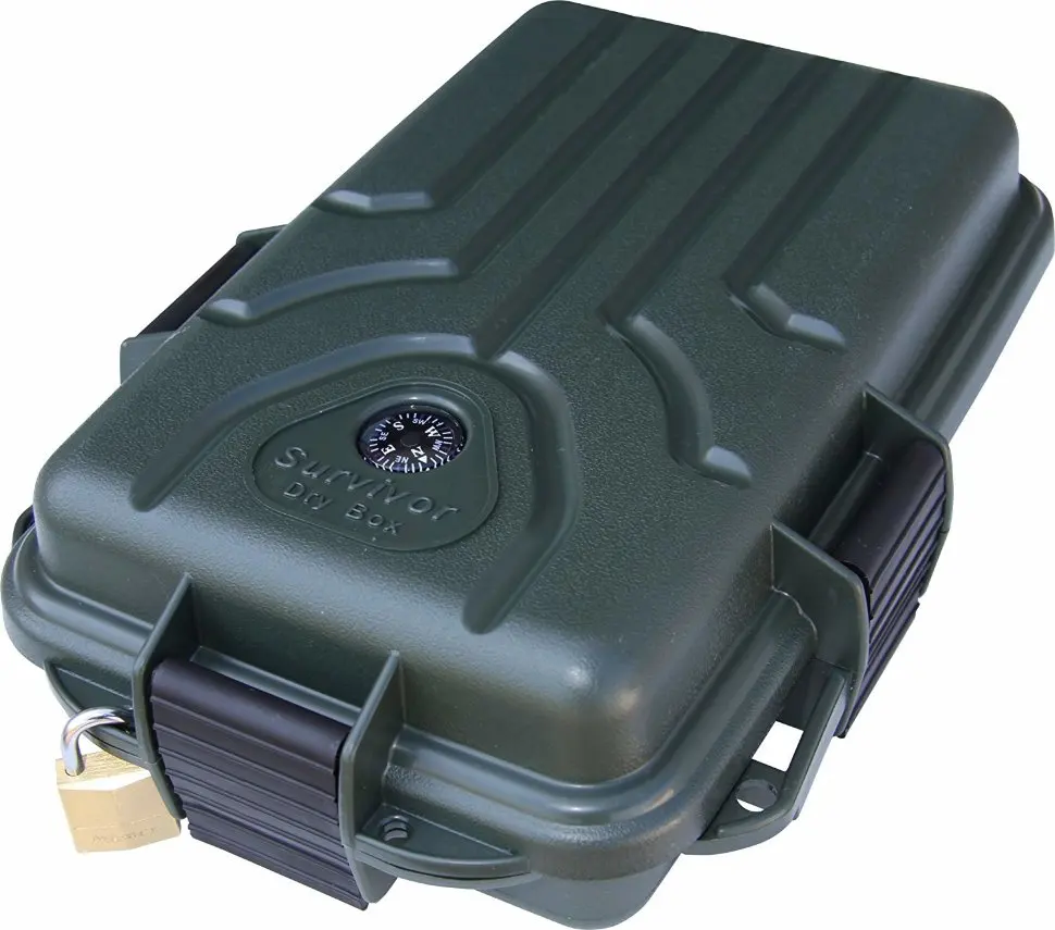 MTM Ammo Travel Survivor Dry Box 10&quot x 7&quot 3&quot Plastic Коробка водонепроницаемая S1072 11| |