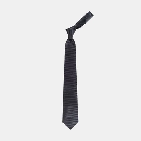 

Anthracite Pattern Silk Tie 67828410