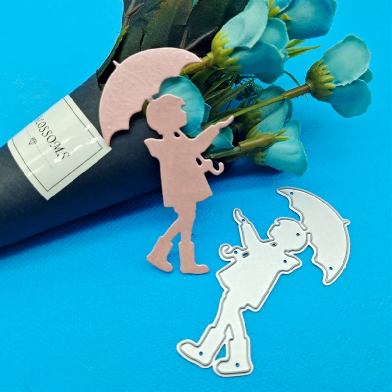 

Metal Cutting Dies Stencil Boy Embossing Stencils Template Mould DIY Scrapbooking Album Paper Card Decor