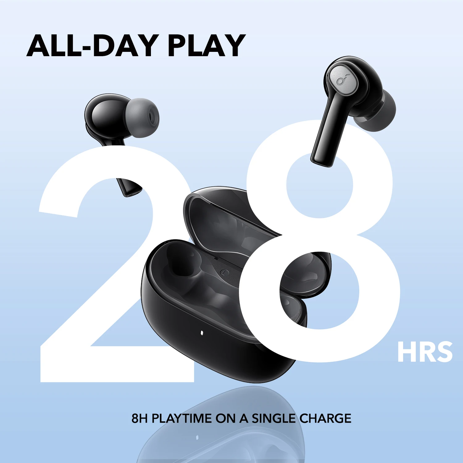 Беспроводные наушники Soundcore от Anker Life P2i True улучшенные вызовы с искусственным