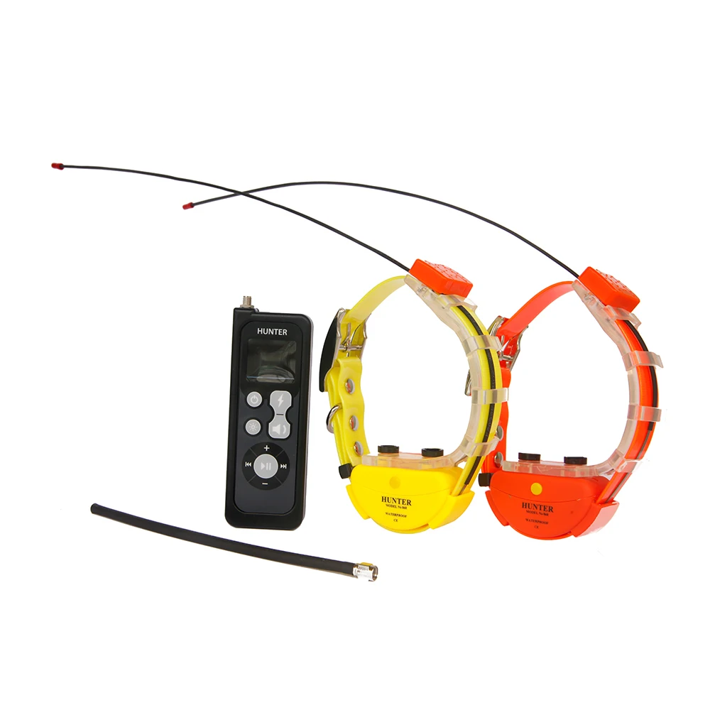 Collar rastreador GPS impermeable, alcance de hasta 25Km, sin tarjeta SIM, para 2 perros, GPS25002-3