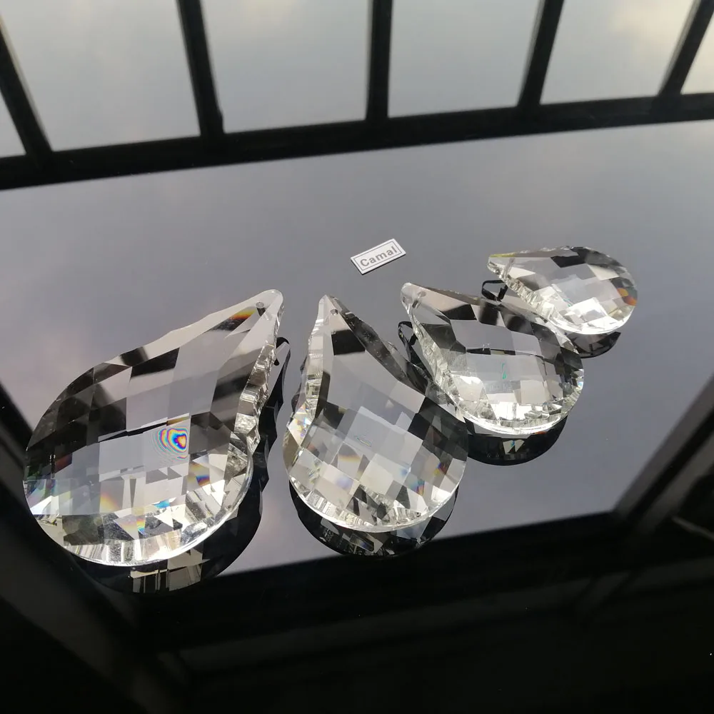 

Camal 1 шт. 76 мм K9 прозрачная стеклянная тыква в клетку призмы подвесной Ловец Солнца лампа освещение люстра детали подвесное украшение для дома