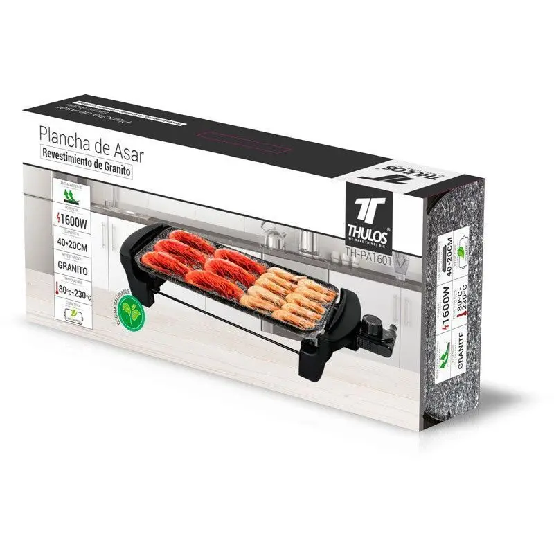 Антипригарный гриль с гранитным покрытием 40*20 см поверхность для приготовления