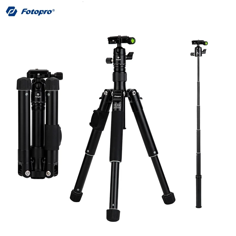 Fotopro Phone Tripod Stand Photography For iPhone Samsung Xiaomi Travel Tripods Universal Camera Accessories P-2+P-2HMINI