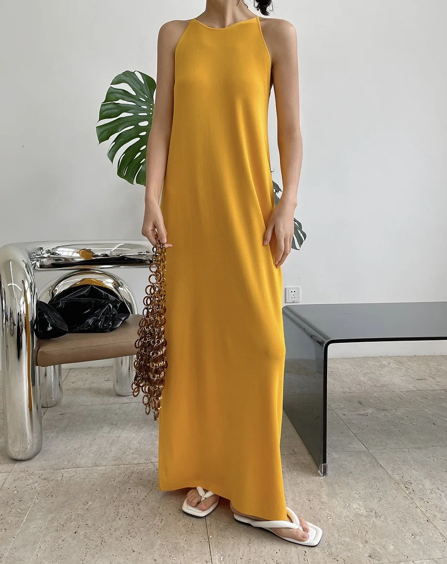 summer woman long beautiful dress