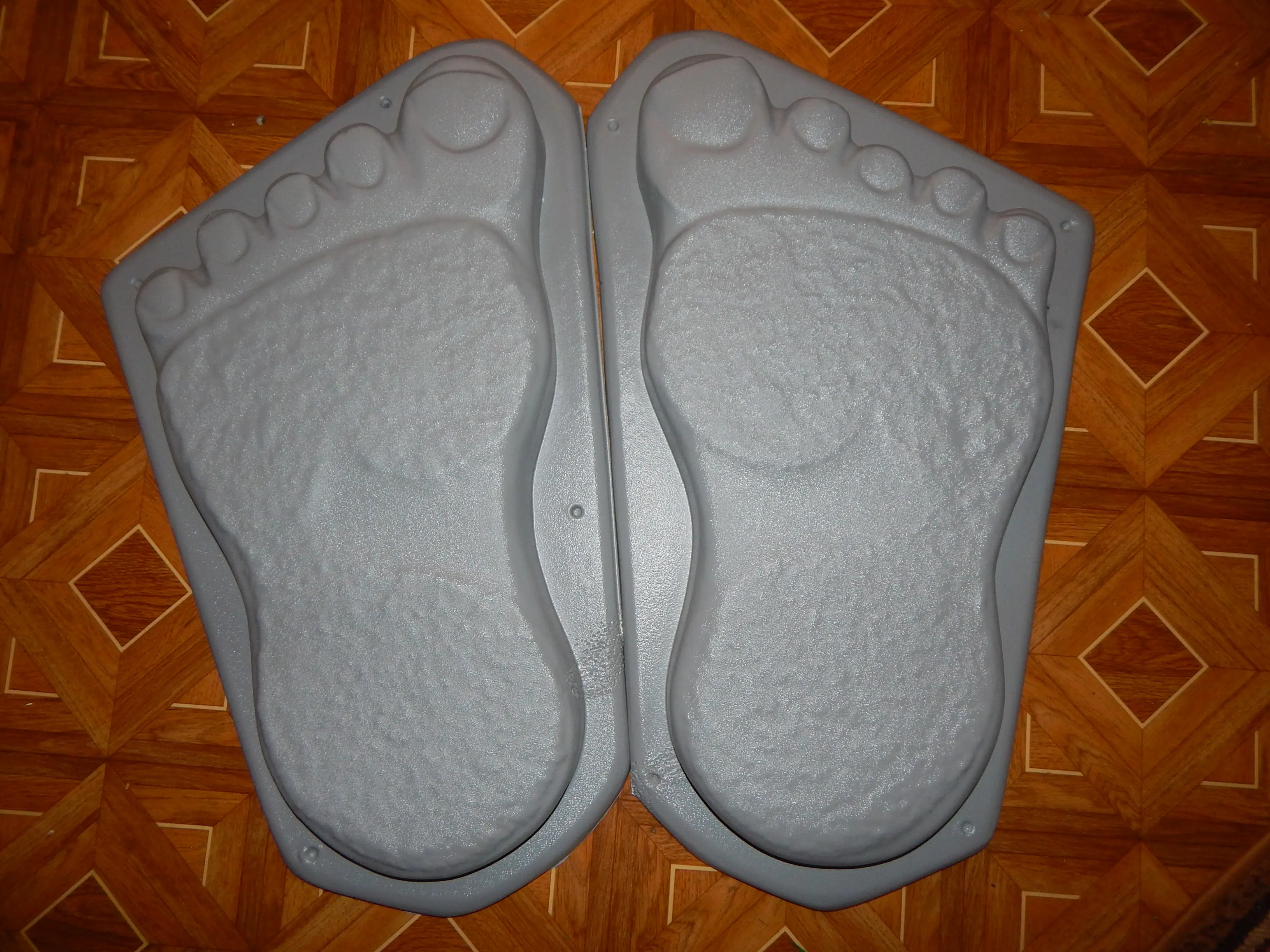 Пластиковые формы для бетона следы гигантского садового гипса плитка из АБС