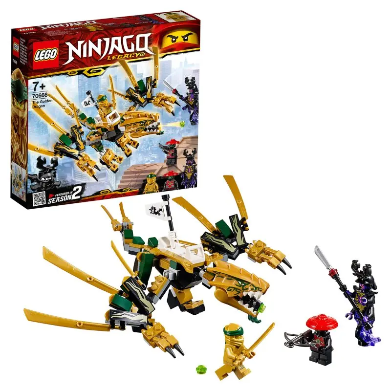 Конструктор LEGO Ninjago 70666 Золотой Дракон | Игрушки и хобби