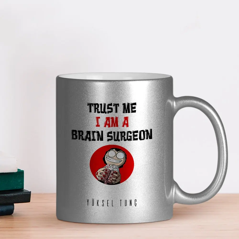 

Personalized Professional Neurosurgeon Silver Gilt Mug Cup-1