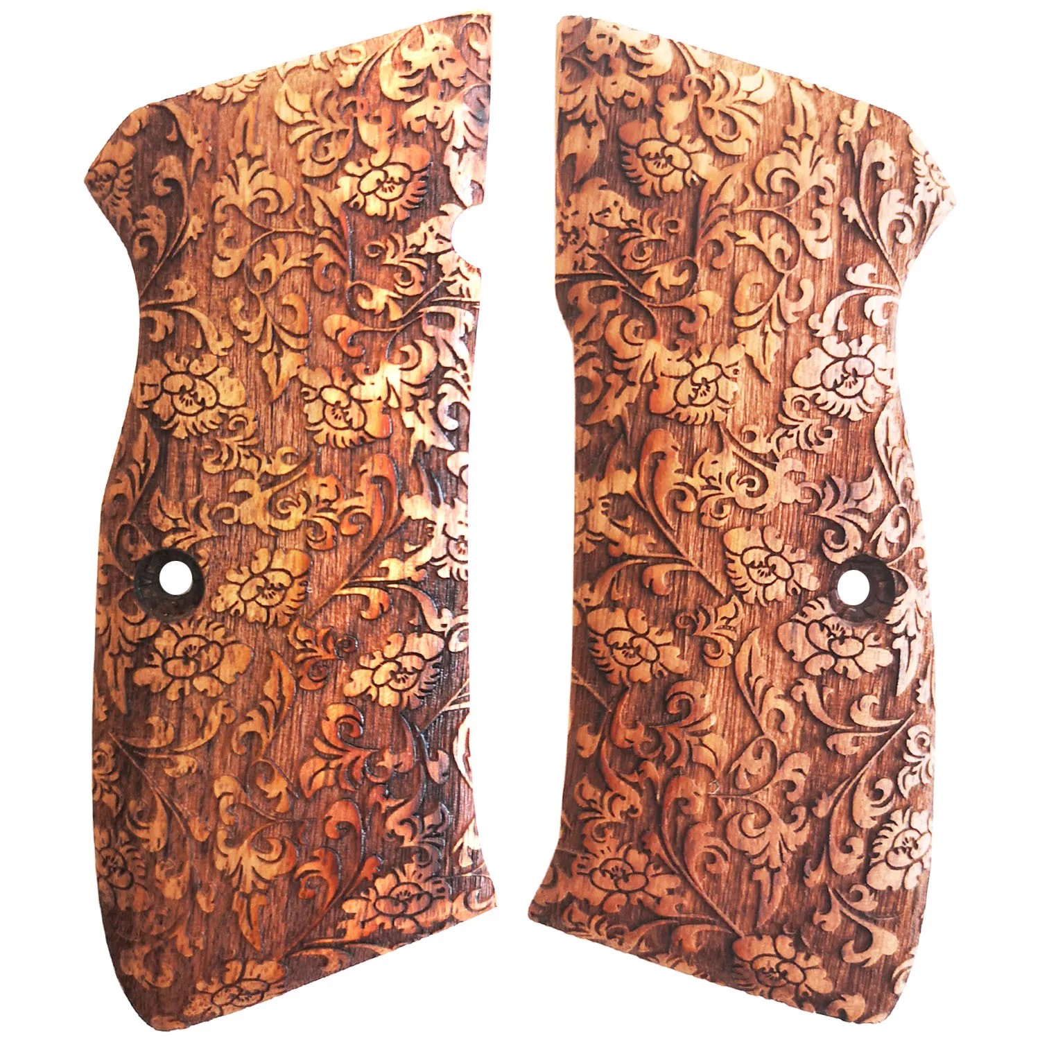 

CZ 75 Compatible Custom Special Wooden Grip Producted For CZ-75 CZ75 Pistol Handgun