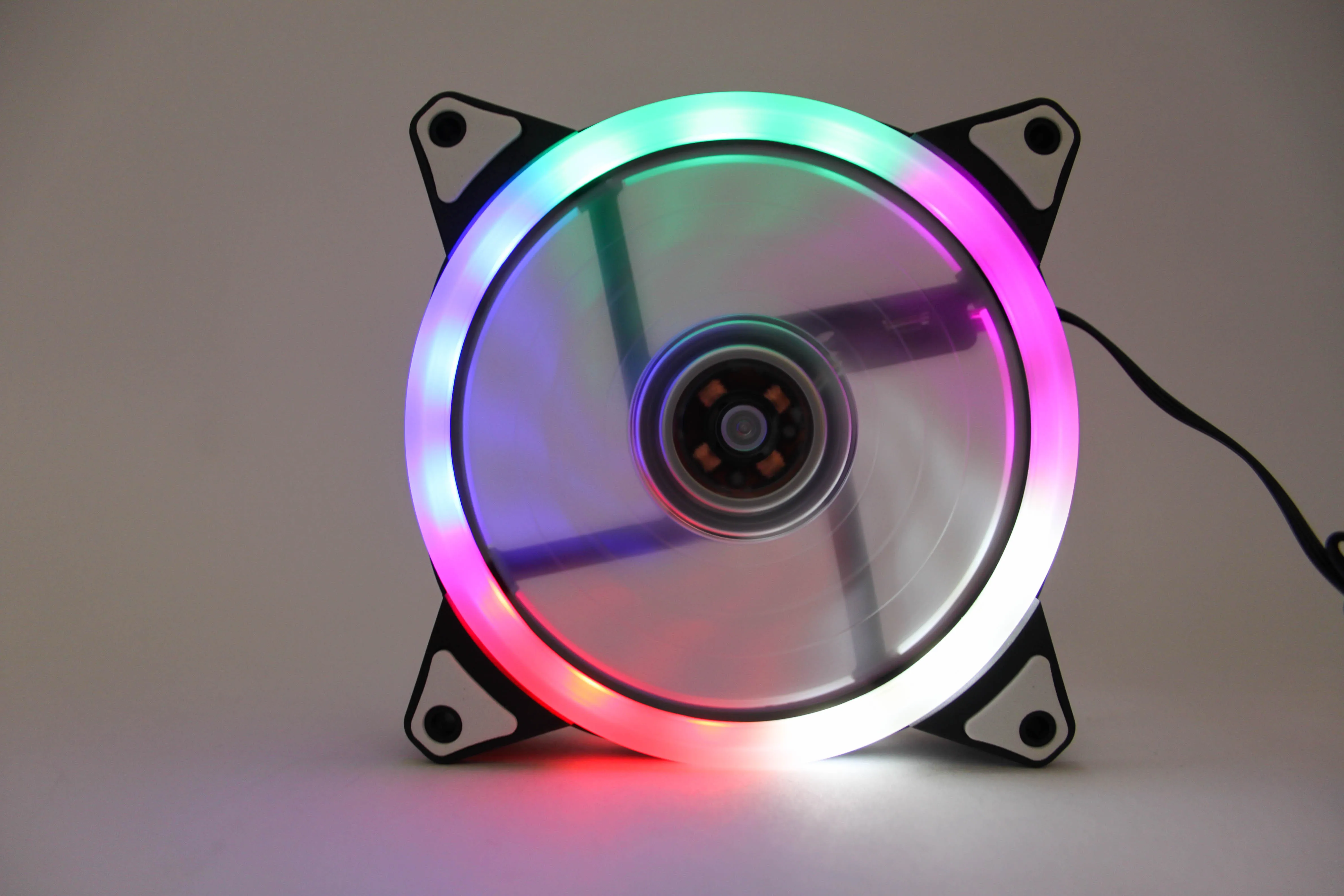 Охлаждающий вентилятор для ПК светодиодный RGB динамический 120 мм | Компьютеры и