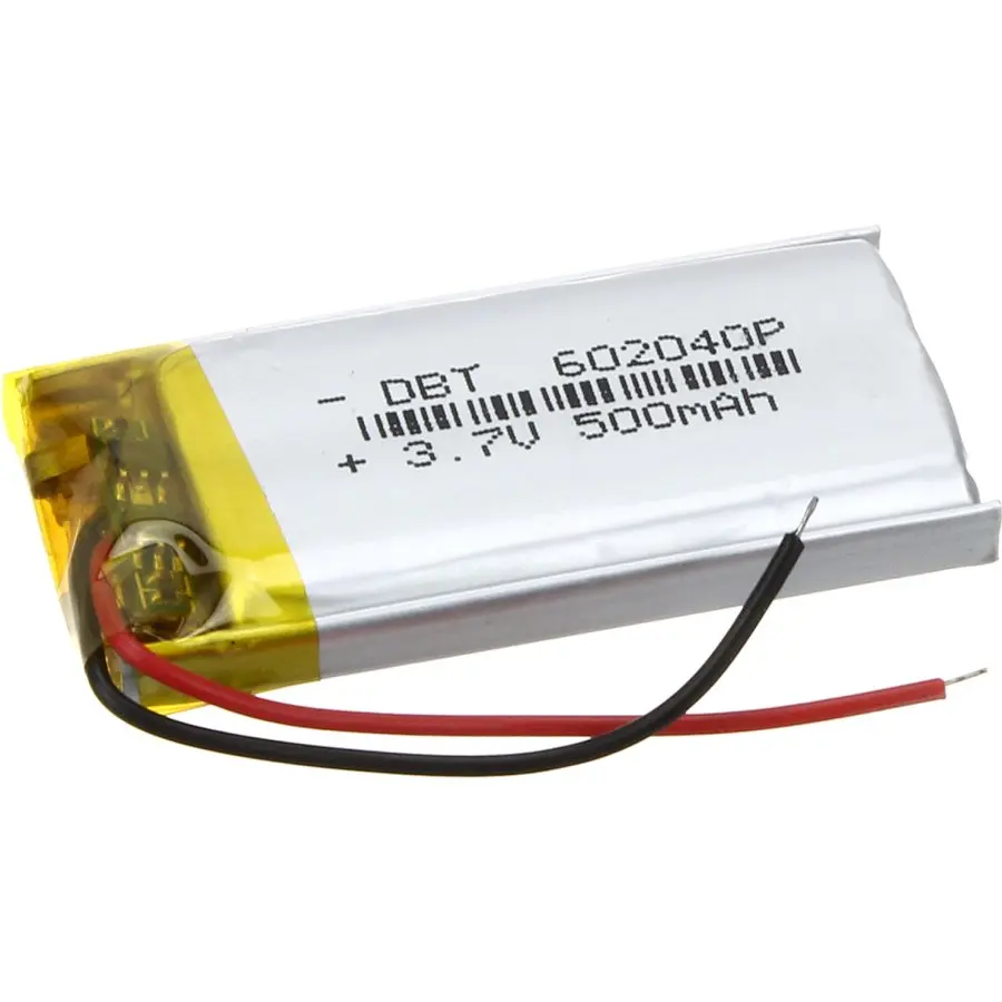 Аккумулятор 3.7V 0.5Ah Li-Po 602040P c контролером |