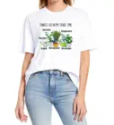 Женская футболка из 100% хлопка, забавная винтажная забавная РУБАШКА УНИСЕКС с растениями в запасном времени для садоводства, растений