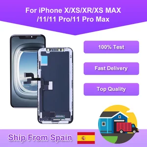 ЖК-экран для iPhone X XS XR XS MAX OLED 11 Pro Max Incell, сменный дисплей с 3D сенсорным дигитайзером в сборе, лучшее качество