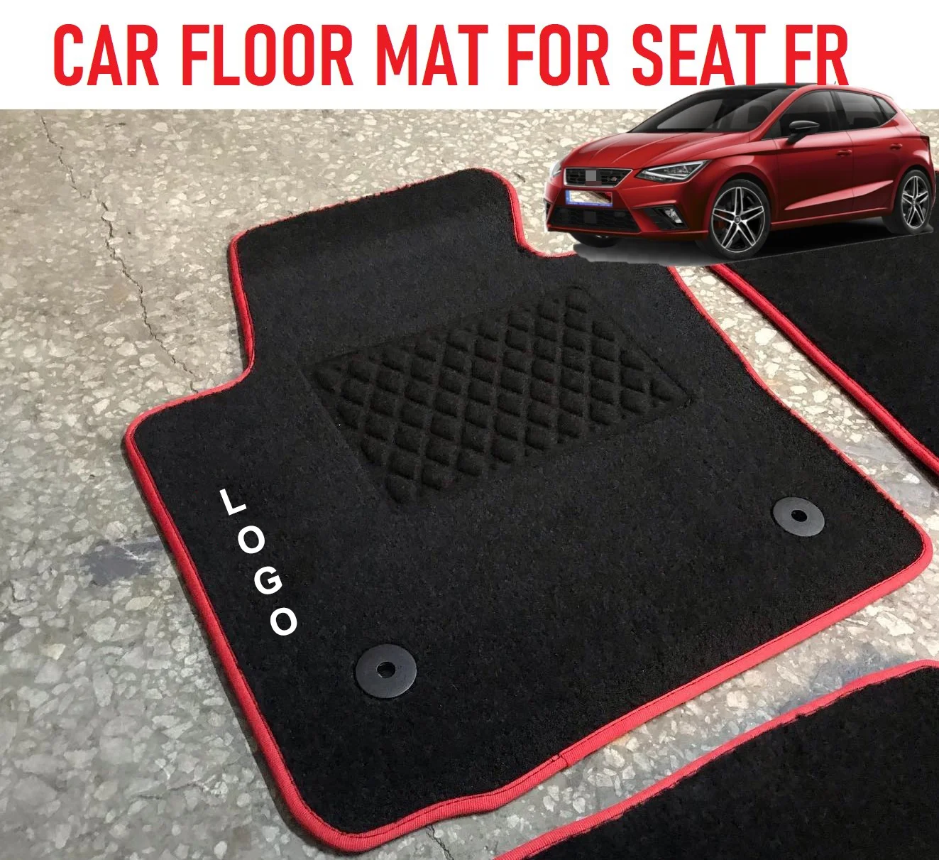 

4 PCS LUXURIOUS Car Floor Mats Carpet for Wolkswagen Golf,Jetta, Passat,Polo,Scirocco,Tiguan,Touareg,Amarok,Beetle,Caddy,Bora,Eo
