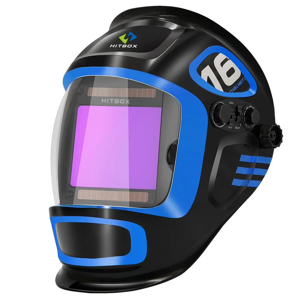 HITBOX Welding Helmet New Arrival True Color Big Screen View Area 2.76*3.94 Inch HITBOX helmet