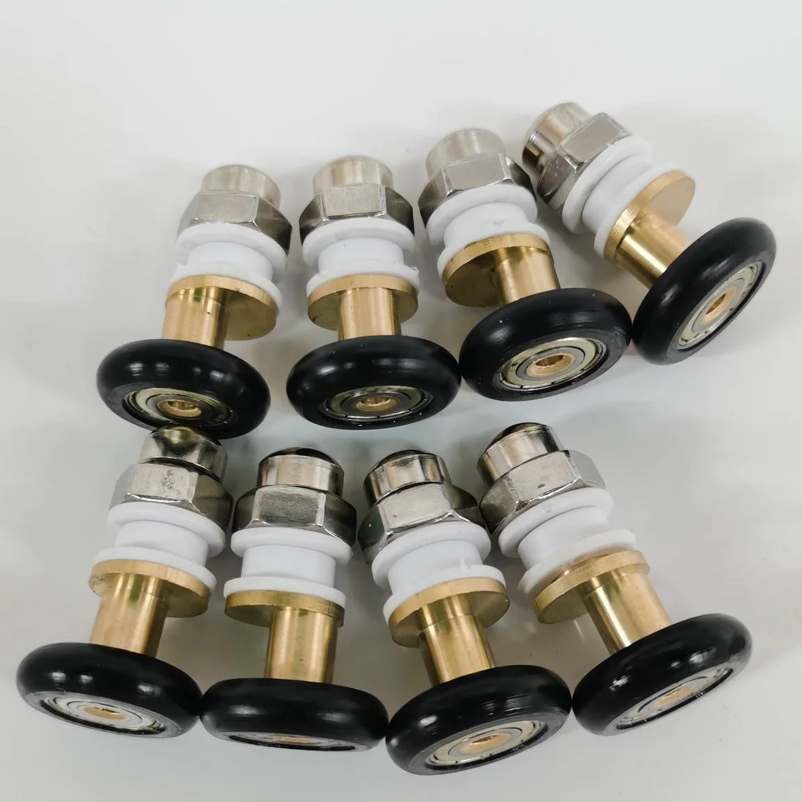 22 25 мм Ролики для дверей душевых кабин. Латунные ролики кабин с эксцентриком под