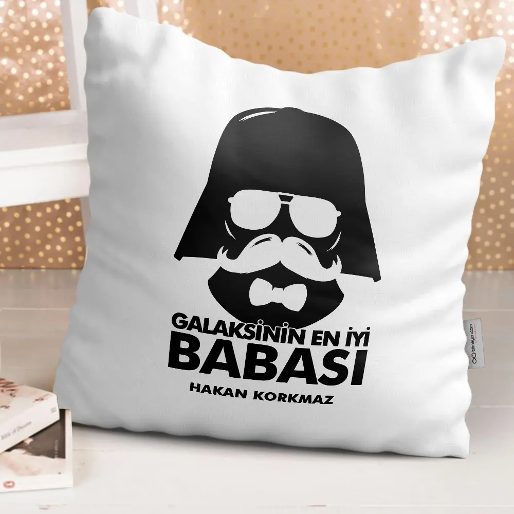 

Personalized Decorative White Pillow (Father 'S Day Themed) 14-T