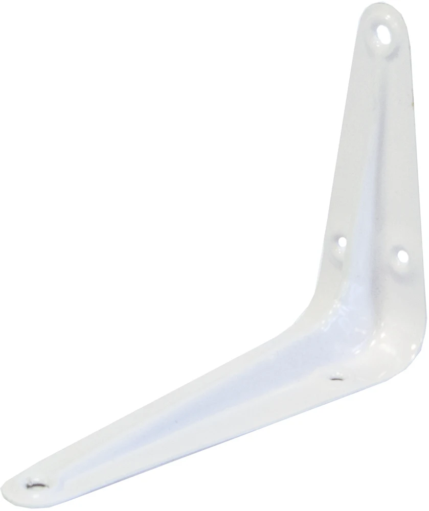 КРОНШТЕЙН УГЛОВОЙ БЕЛЫЙ  125 Х 100 ММ  