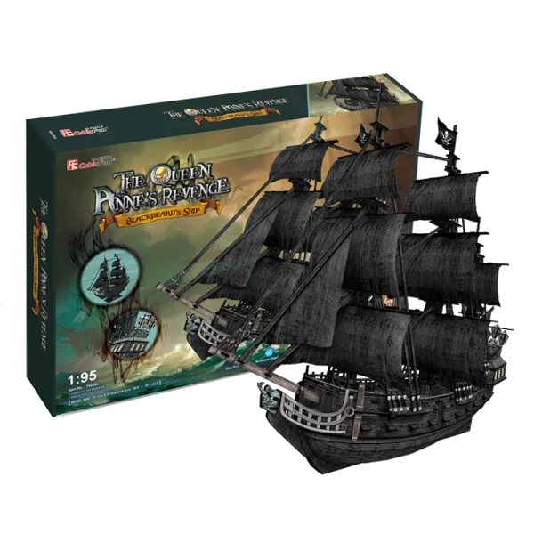 Three-dimensional 3d-puzzle &quotQueen Anne's Revenge ship" 308 El t4018h | Игрушки и хобби