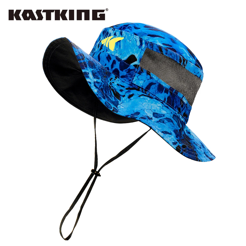

KastKing Sun Protection Fishing Hat Breathable Outdoor Sports Hat Fishing Cap with Adjustible Chin Strap Fishing Apparel
