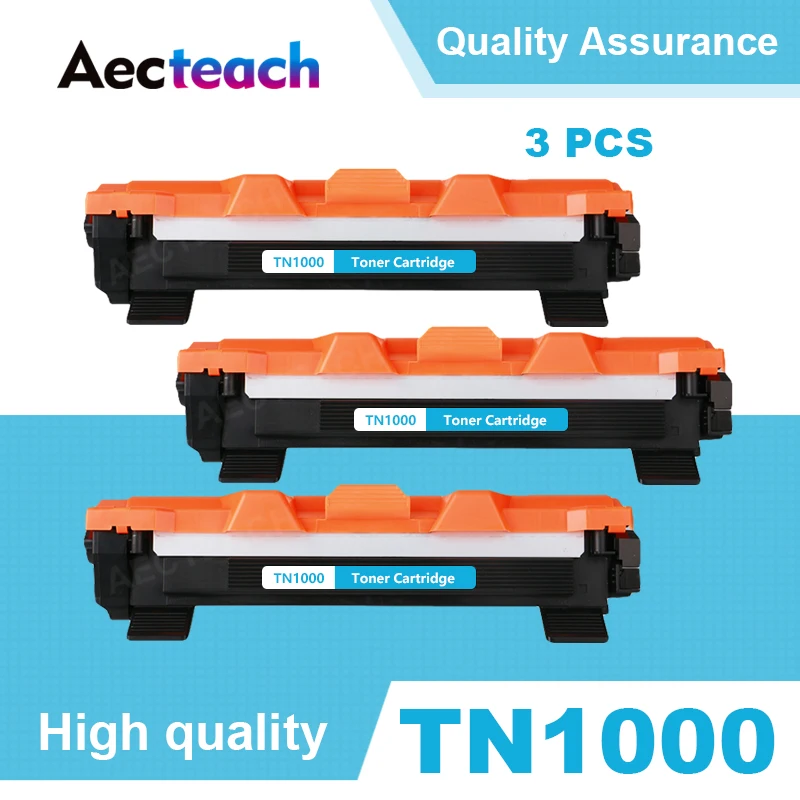 Aecteach для Brother TN1000 совместимый картридж с тонером принтера TN1030 TN1050 TN1060 TN1070 TN1075 HL 1110