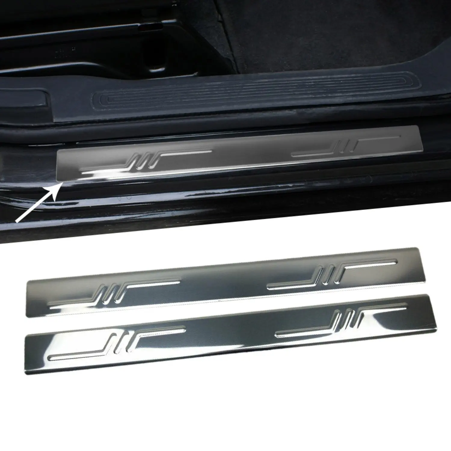 

Fiat Fiorino Chrome Door Sill 2 Piece Stainless Steel (2007-2020)