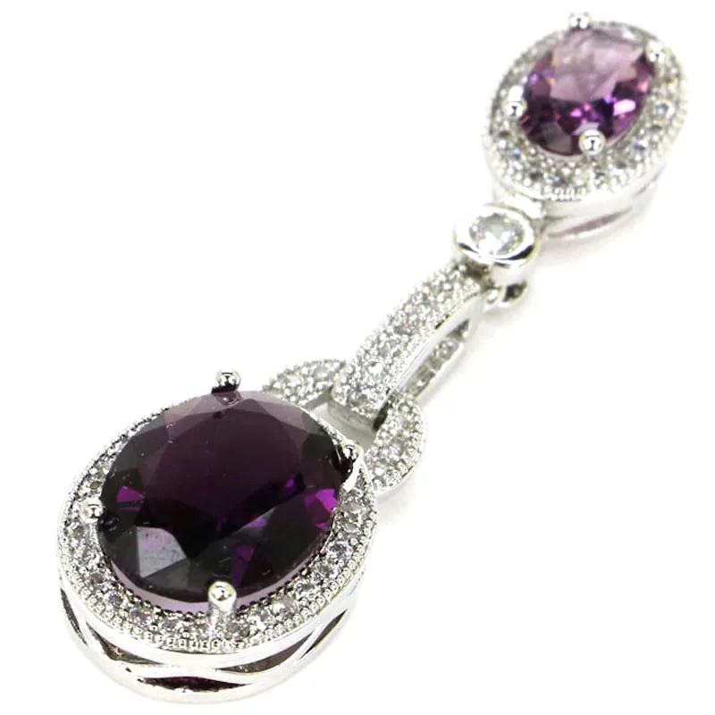 39x12 мм милый фиолетовый танзанит розовый кунцит Аметист синий топаз для сестры