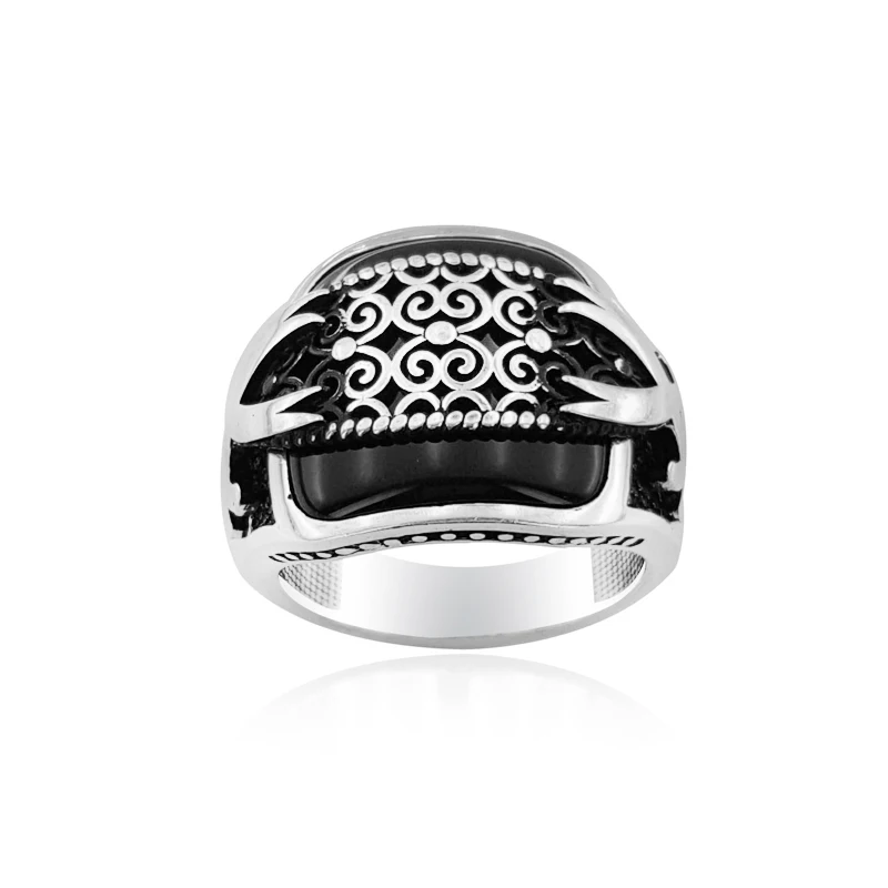 925 Silver Classic Style Ottoman Rings for Man | Украшения и аксессуары