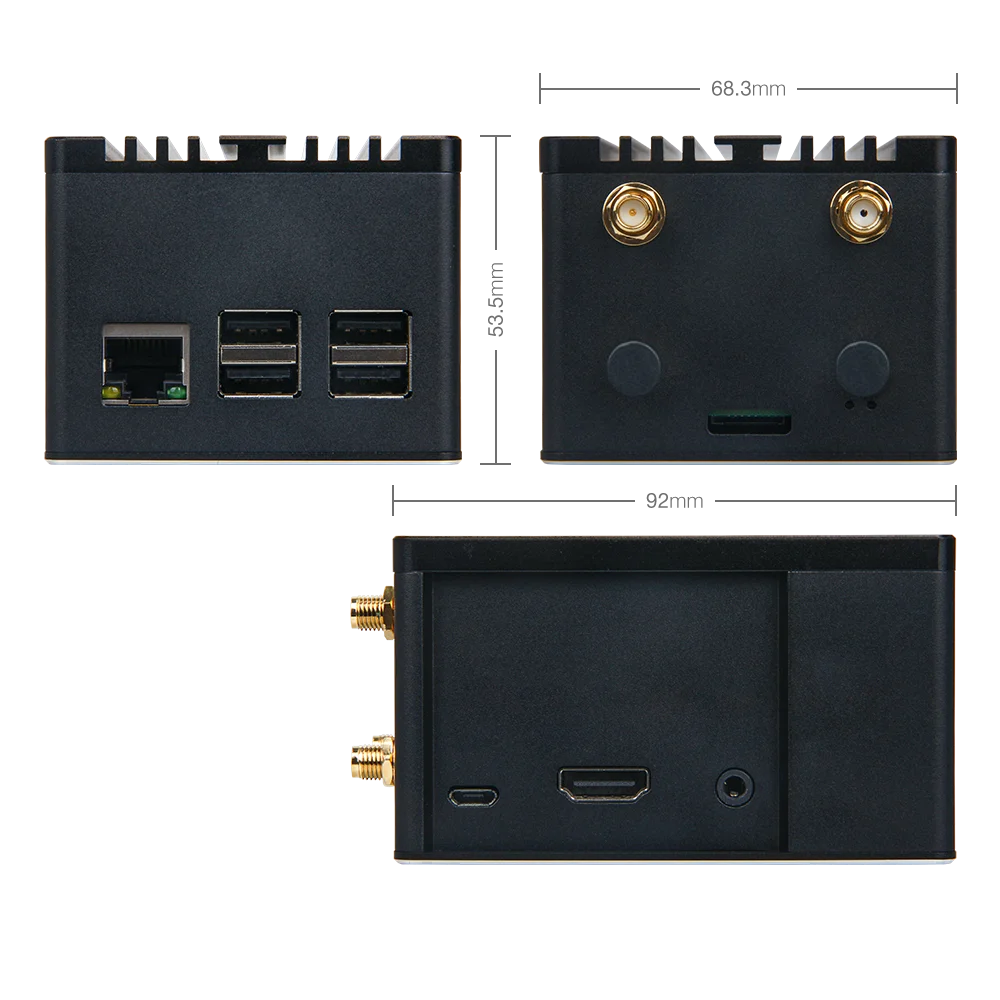 RAK7243 | RAKwireless IoT in a Box Pilot Gateway Pro с Semtech SX1301 и Raspberry Pi 3B + & Ublox MAX 7Q|Запасные части|