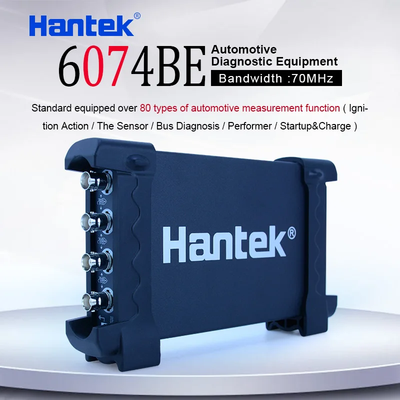 Hantek 6074BE (серия Kit III) 4CH 70 МГц автомобильное диагностическое оборудование 80 типов