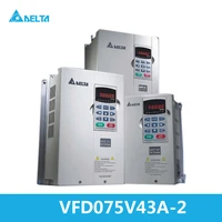 vfd075v43a 2 new delta vfd ve series frequency converter variable speed ac motor drives controller 3 phase 7 5kw 460v inverter