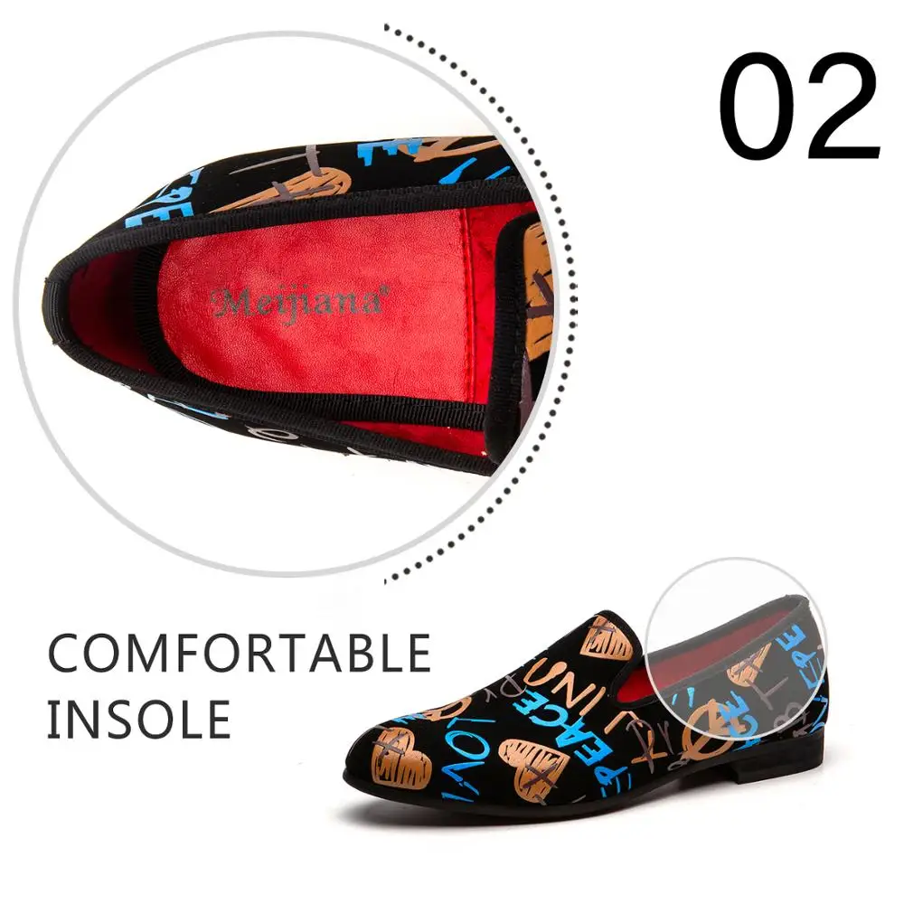 MEIJIANA модная повседневная обувь мужские лоферы брендовая мужская бархатные