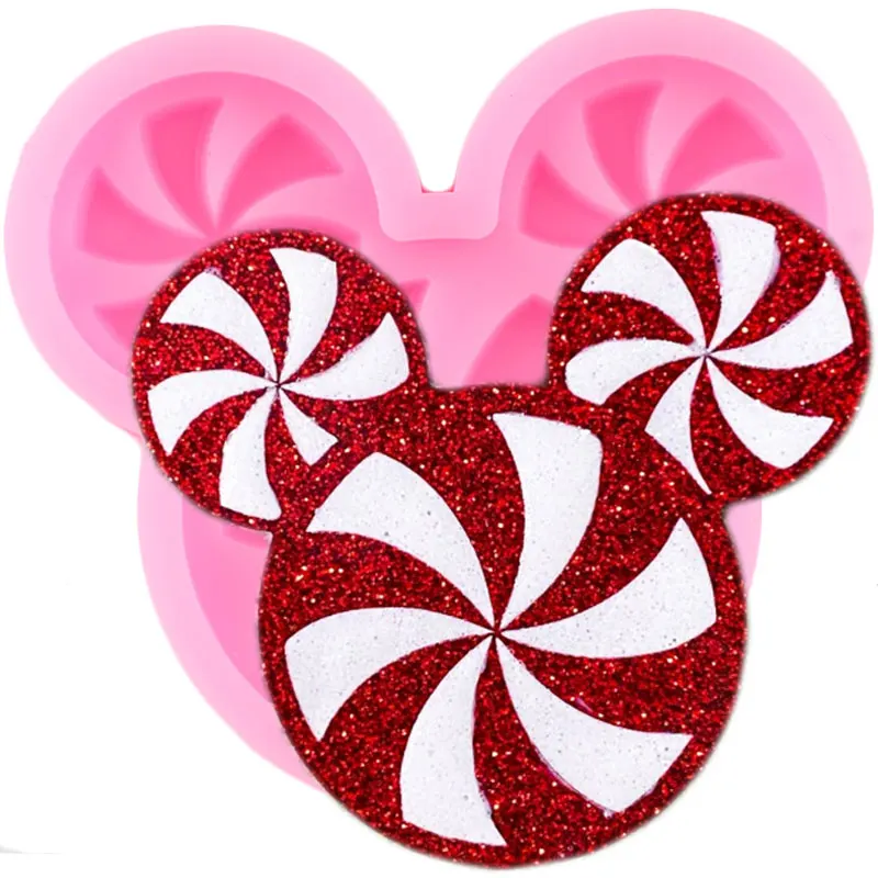 Disney лимон вихревой Микки силиконовые формы DIY ремесло брелок форма для