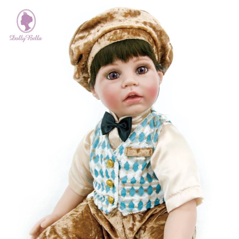 60 см Силиконовая голова руки и ноги с одеждой тела реалистичные Reborn Baby лучшая