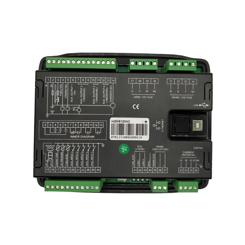 Бесплатная доставка! Оригинальный контроллер Smartgen HGM6120NC автоматический