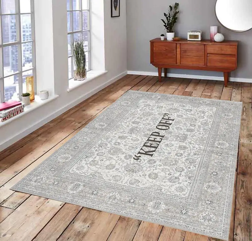 

KEEP OFF 90 Patterned Carpet ,Non Slip Floor Carpet,Teen's Carpet,Turkish Rug