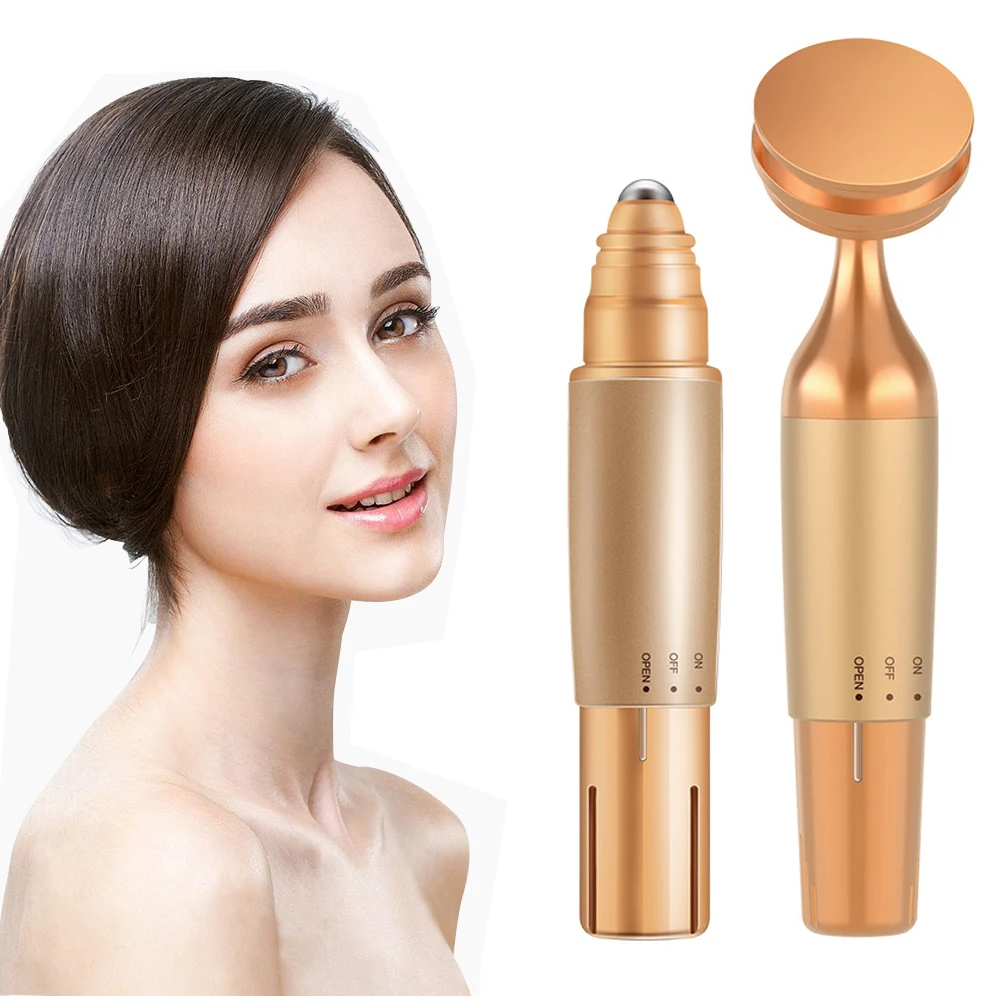 

Oveliness Golden Energy Beauty Bar Vibrating Massager Facial Jade Roller Face Slimming Lifting Anti Aging Tighten Skin Care