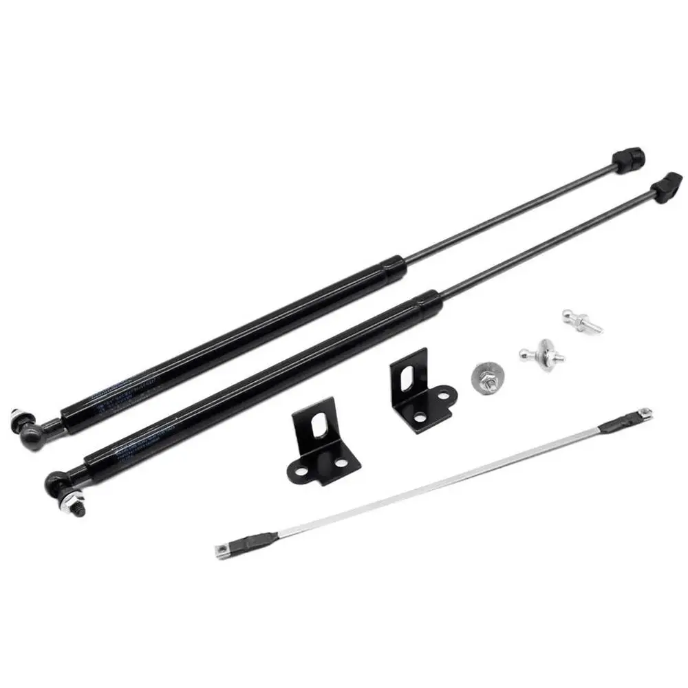 normal black Демпфер для Mazda 3 BL 2009-2013 2 шт. передний капот модифицирует газовые стойки из углеродного волокна, поддерживающий амортизатор - Цвет: normal black