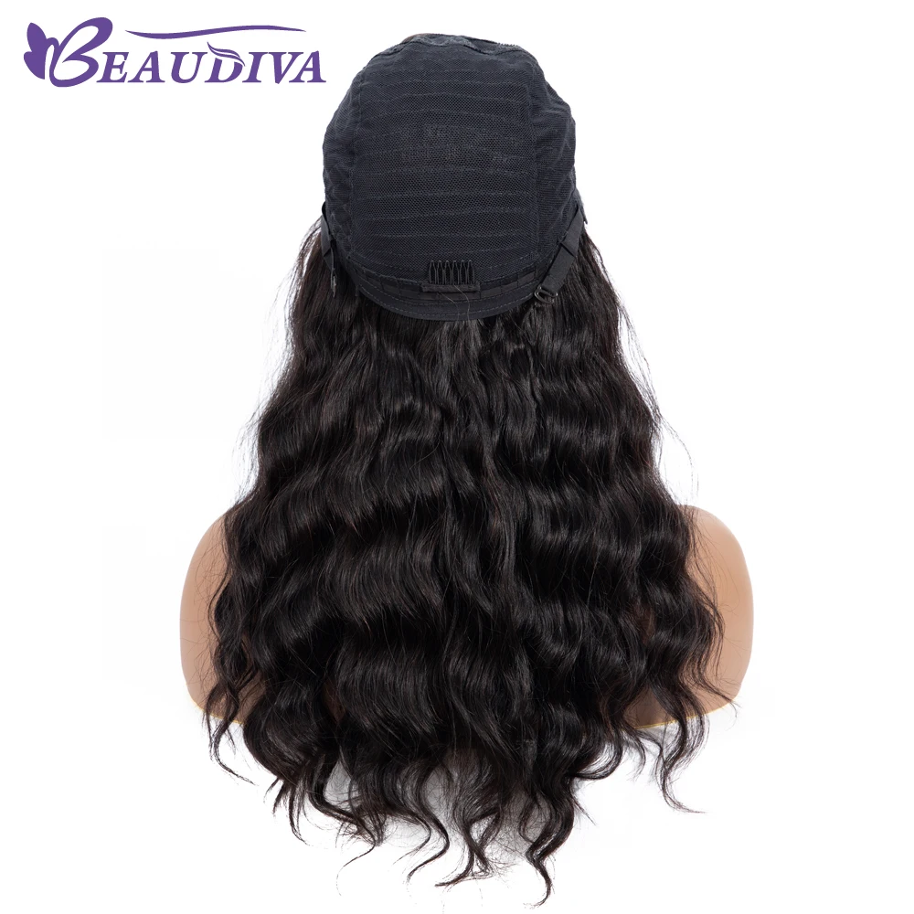 4*4 парик на шнурке объемная волна Beaudiva парик на шнурке человеческие волосы парики предварительно выщипанные Детские Волосы бразильские волосы парик на шнурке средняя часть