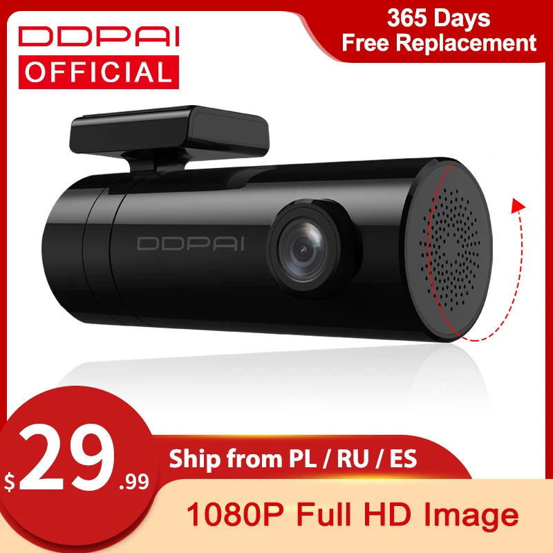Видеорегистратор DDPAI Mini 1080P HD скрытый Автомобильный видеорегистратор Android Wi Fi