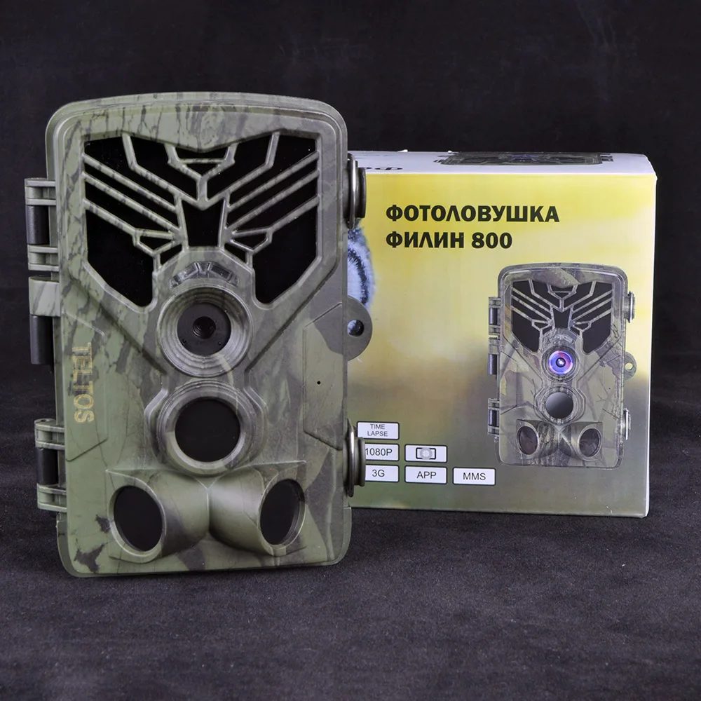 Фотоловушка для охоты охраны Филин 800 Teltos Original - HC810 камера с ночной подсветкой 20 MP
