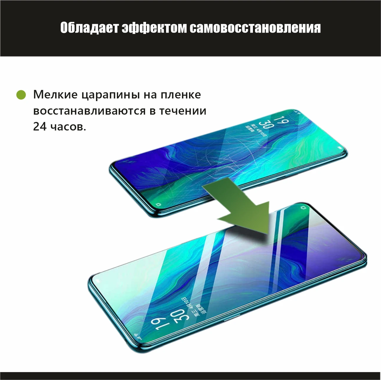 Гидрогелевая защитная пленка для Vivo V20 SE полиуретановая | Мобильные телефоны и