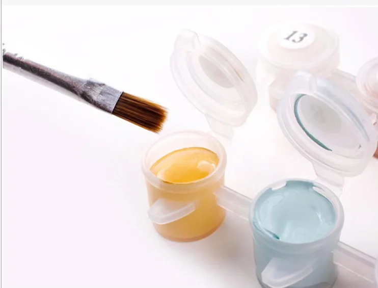 Картина маслом по номерам сделай сам украшение комнаты современный постер