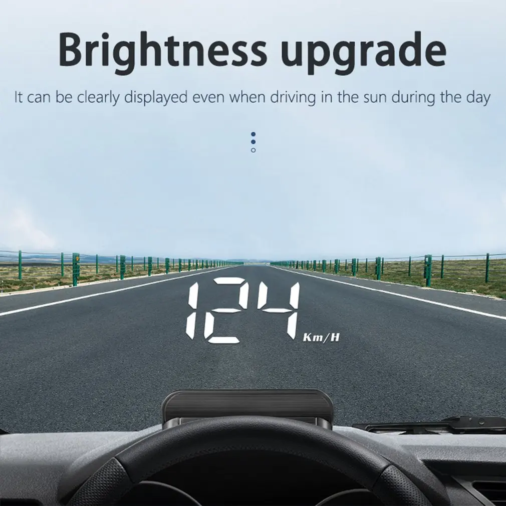 

2021 New M3 Newest HUD Head-Up Display OBD2 Model Car-Styling Overspeed Warning Windshield Projector Alarm System Universal Auto