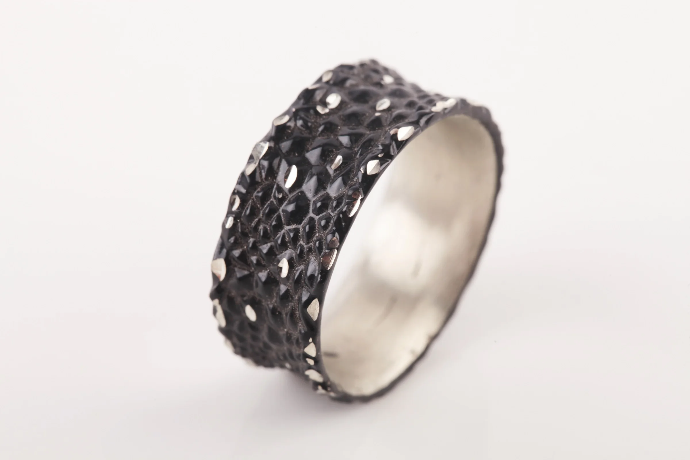 

UM US JEWELRY Black Color Unisex Ring